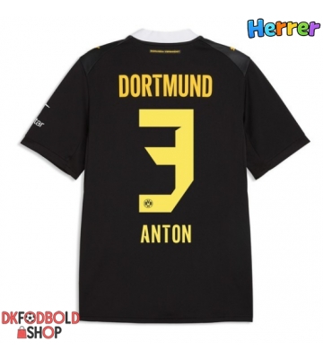 Borussia Dortmund Waldemar Anton #3 Udebanetrøje 2026-27 Kort ærmer Borussia Dortmund Waldemar Anton #3 Udebanetrøje 2026-27 Kort ærmer